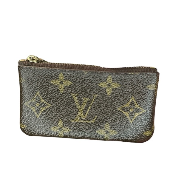 Louis Vuitton vintage Monogram Pochette Cles Key Holder chain - Picture 4 of 7